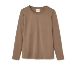 NAH/STUDIO Longsleeve | Baumwolle, hazelnut