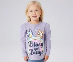 NAME IT Kinder-Langarmshirt »BLUEY«