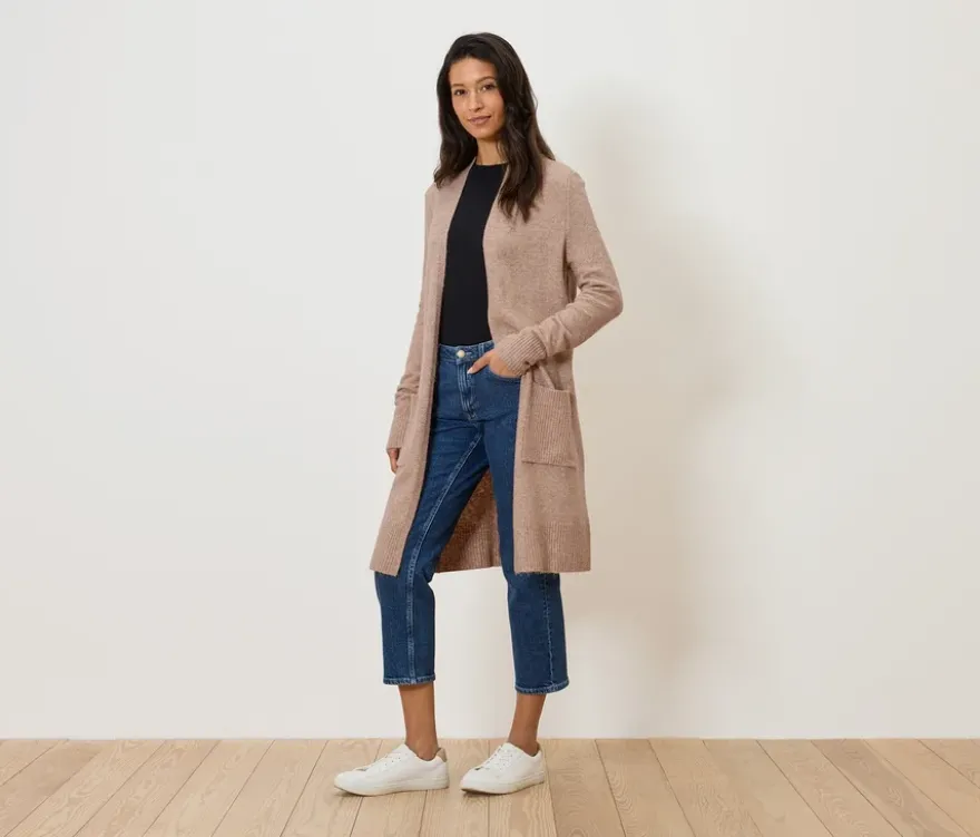 Offener Longcardigan