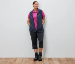 Outdoor-Caprihose, navy