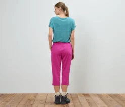 Outdoor-Caprihose, pink