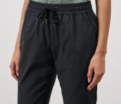 Outdoor-Caprihose, schwarz