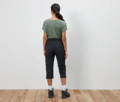Outdoor-Caprihose, schwarz