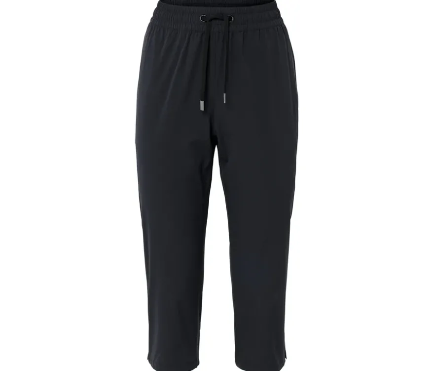 Outdoor-Caprihose, schwarz