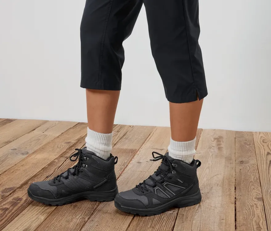 Outdoor-Caprihose, schwarz