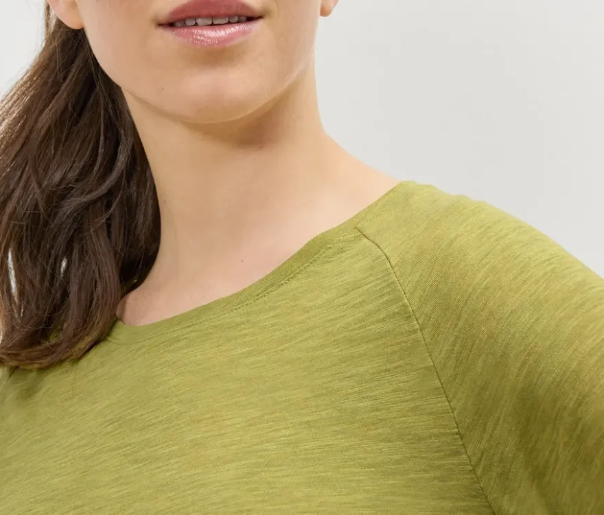 Outdoor-Funktionsshirt, gelb-grün