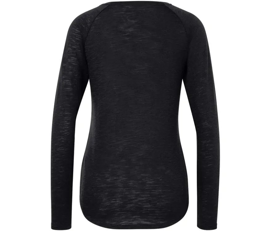 Outdoor-Funktionsshirt, schwarz