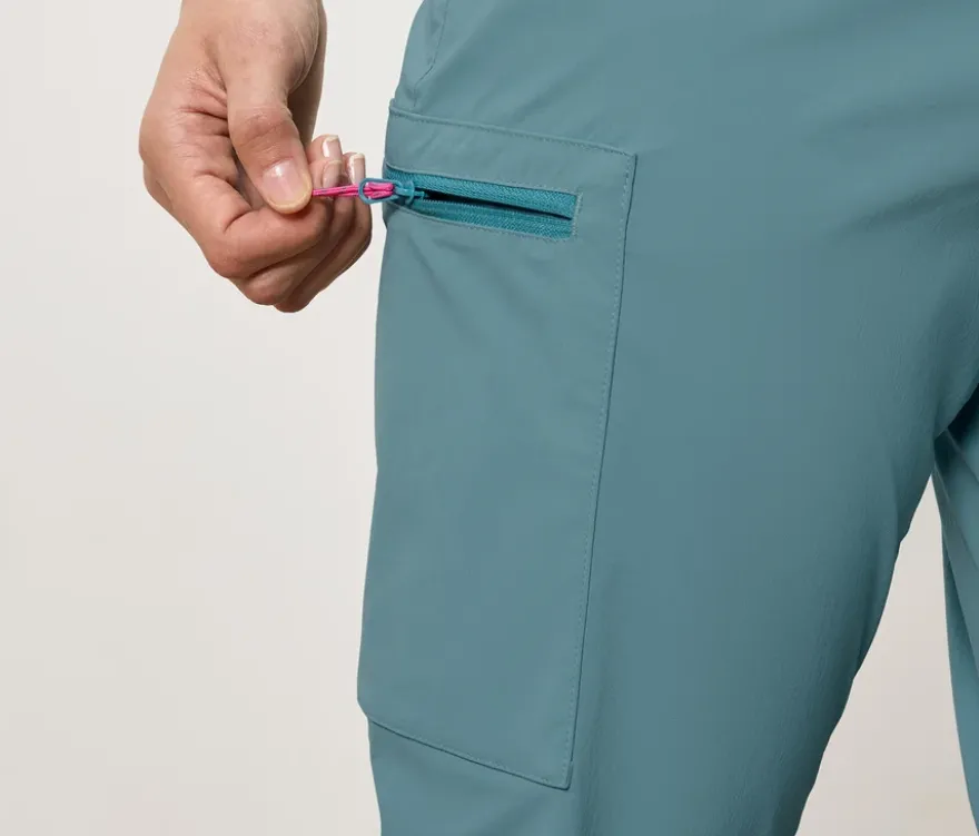 Outdoorhose »packable«, türkis