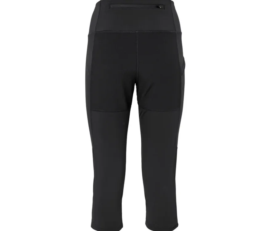 3/4-Outdoor-Leggings, schwarz