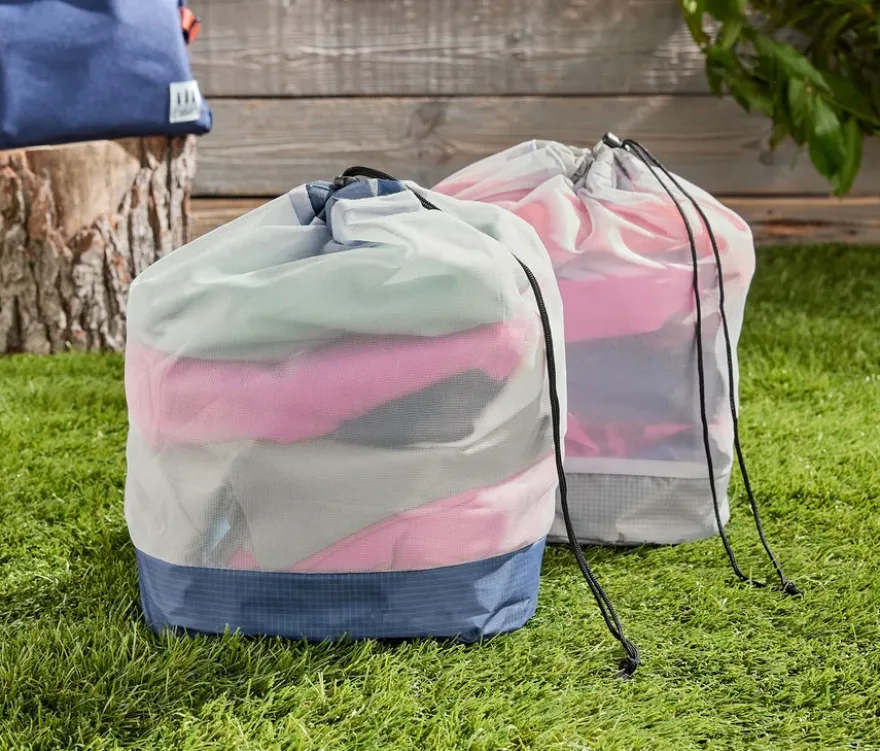 2 Outdoor-Meshbeutel