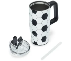 Outdoor-Trinkbecher im Fußball-Look
