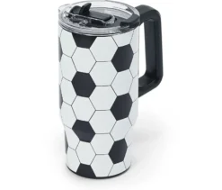 Outdoor-Trinkbecher im Fußball-Look