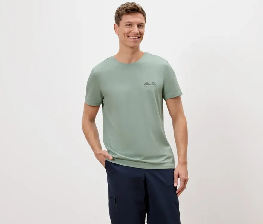 Outdoor-T-Shirt, mintgrün