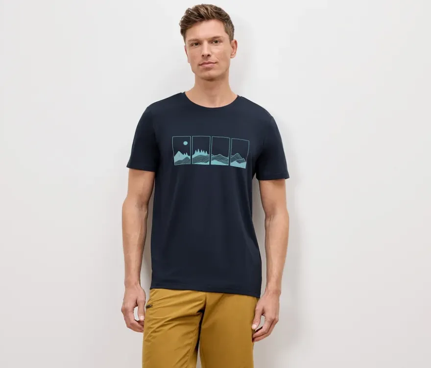 Outdoor-T-Shirt, navy