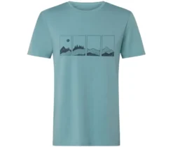 Outdoor-T-Shirt, türkis