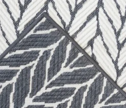 Outdoor-Wendeteppich »Knitted Joy«, grau, ca. 160 x 220 cm