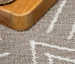Outdoor-Wende-Teppich »Leaves«, taupe, 200 x 280 cm