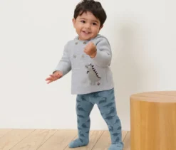3 Paar Baby-Strumpfhosen, blau