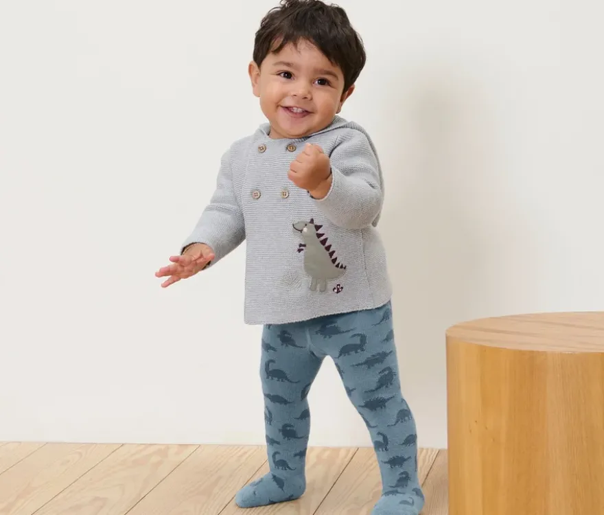 3 Paar Baby-Strumpfhosen, blau