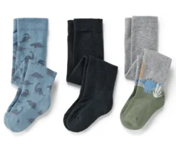 3 Paar Baby-Strumpfhosen, blau