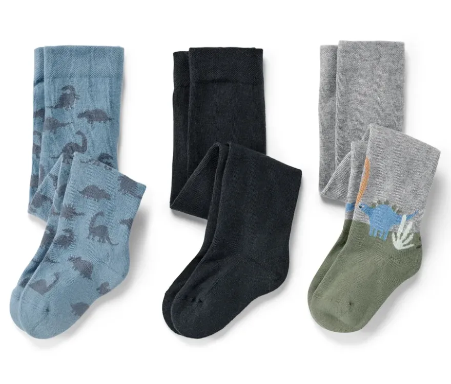 3 Paar Baby-Strumpfhosen, blau