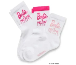 3 Paar Barbie loves Helene Fischer Tennissocken