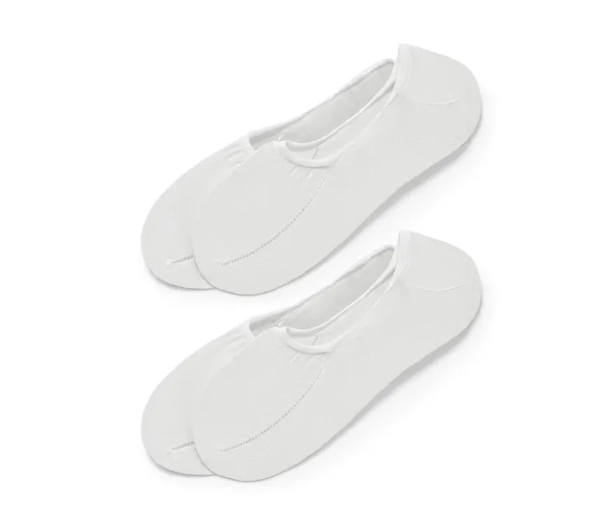 2 Paar extrafeine Sneaker-Füßlinge