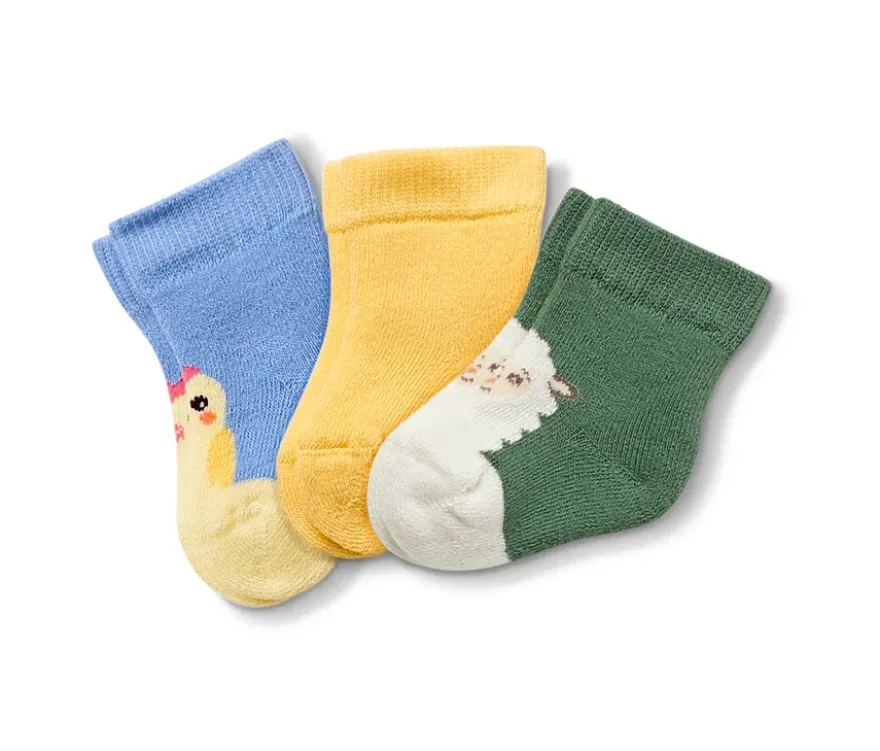 3 Paar Frottier-Babysocken