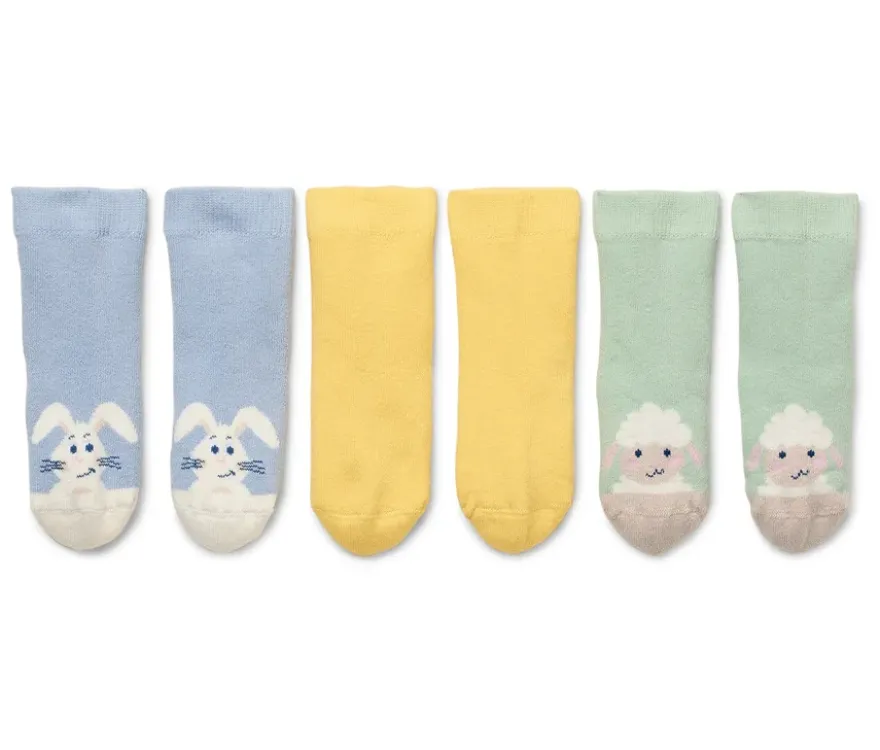 3 Paar Frottier-Babysocken