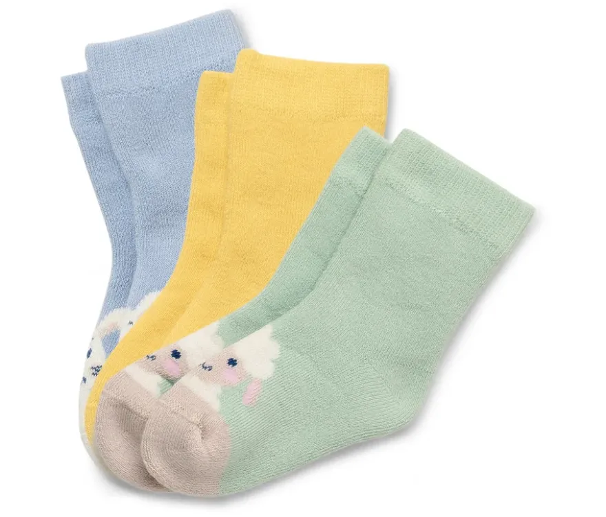 3 Paar Frottier-Babysocken