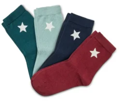 4 Paar »Glow in the Dark«-Kinder-Socken