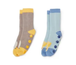 2 Paar Kinder-Antirutsch-Socken