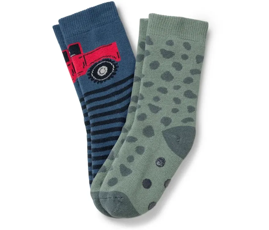 2 Paar Kinder-Antirutsch-Socken, Truck