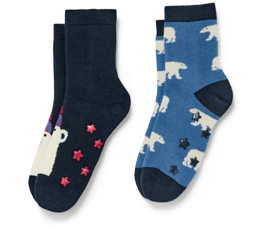 2 Paar Kinder-Antirutsch-Socken