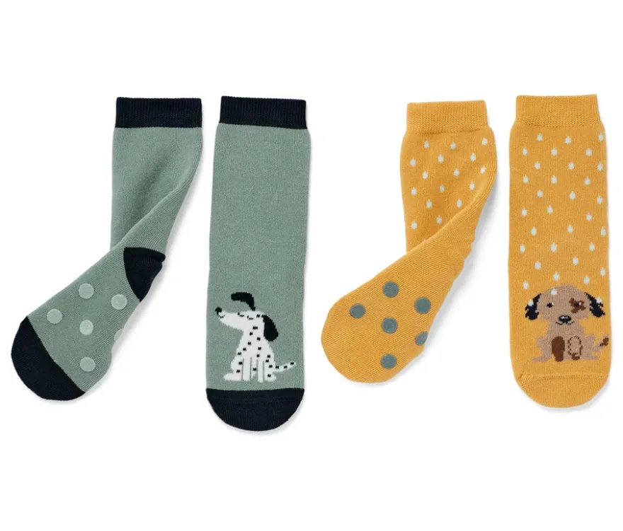 2 Paar Kinder-Antirutsch-Socken