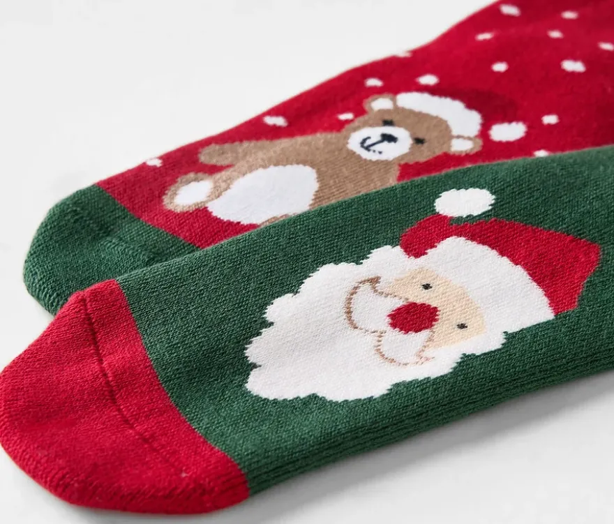 2 Paar Kinder-Antirutsch-Socken