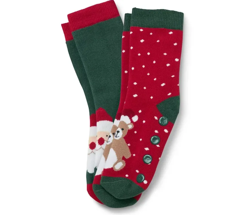 2 Paar Kinder-Antirutsch-Socken