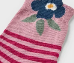 5 Paar Kinder-Socken, Blumen
