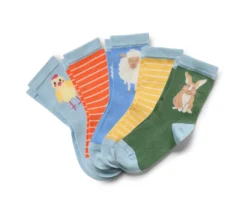 5 Paar Kinder-Socken, bunt