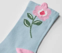 5 Paar Kinder-Socken, floral