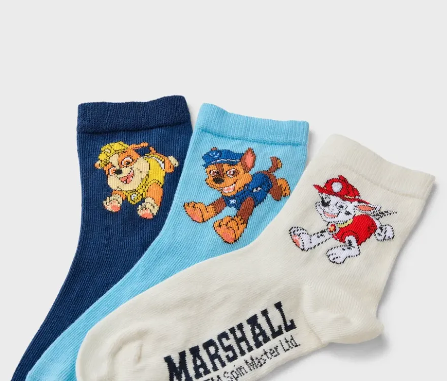 5 Paar Kinder-Socken »Paw Patrol«, blau