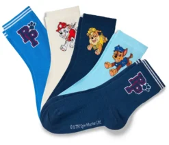 5 Paar Kinder-Socken »Paw Patrol«, blau