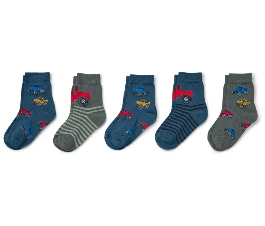 5 Paar Kinder-Socken, Trucks