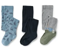 3 Paar Kinder-Strumpfhosen, blau