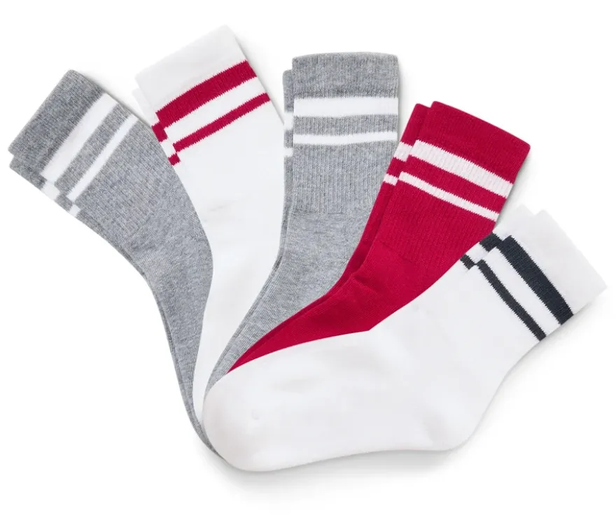 5 Paar Kinder-Tennissocken