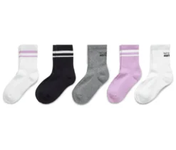 5 Paar Kinder-Tennissocken, lila
