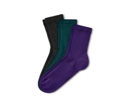 3 Paar Ripp-Socken