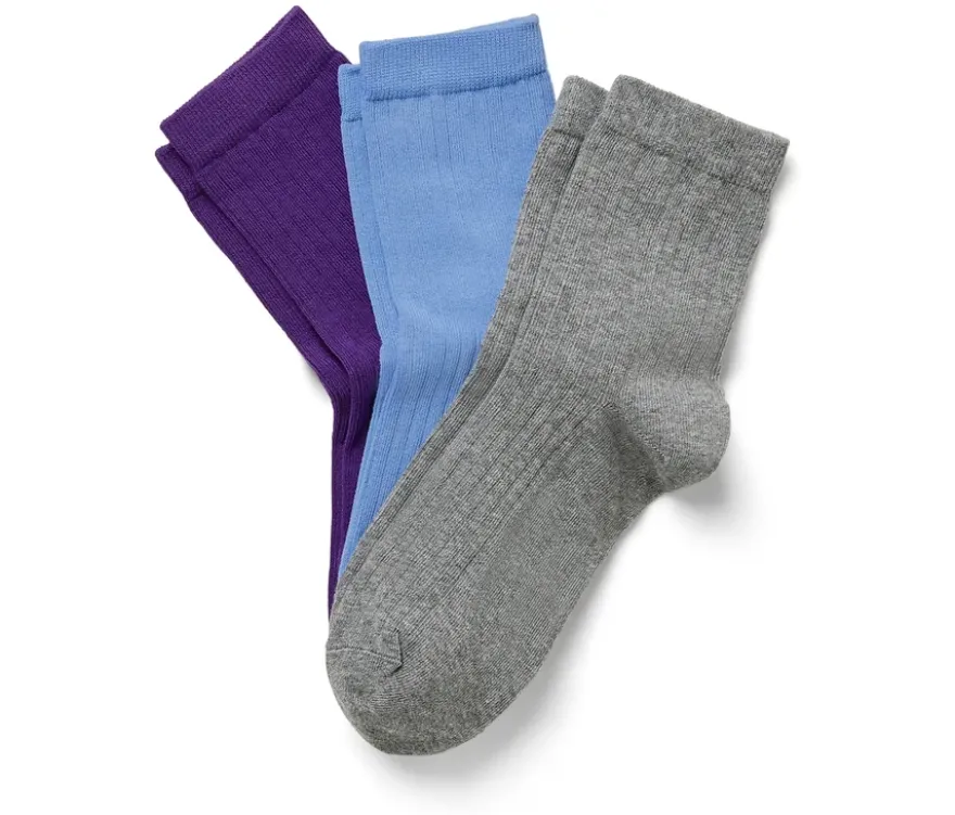 3 Paar Ripp-Socken