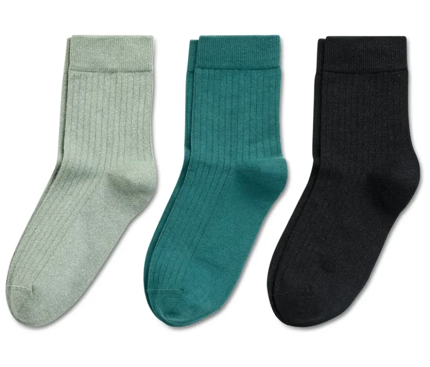 3 Paar Ripp-Socken