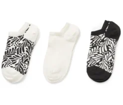 3 Paar Sneakersocken, Einstrick